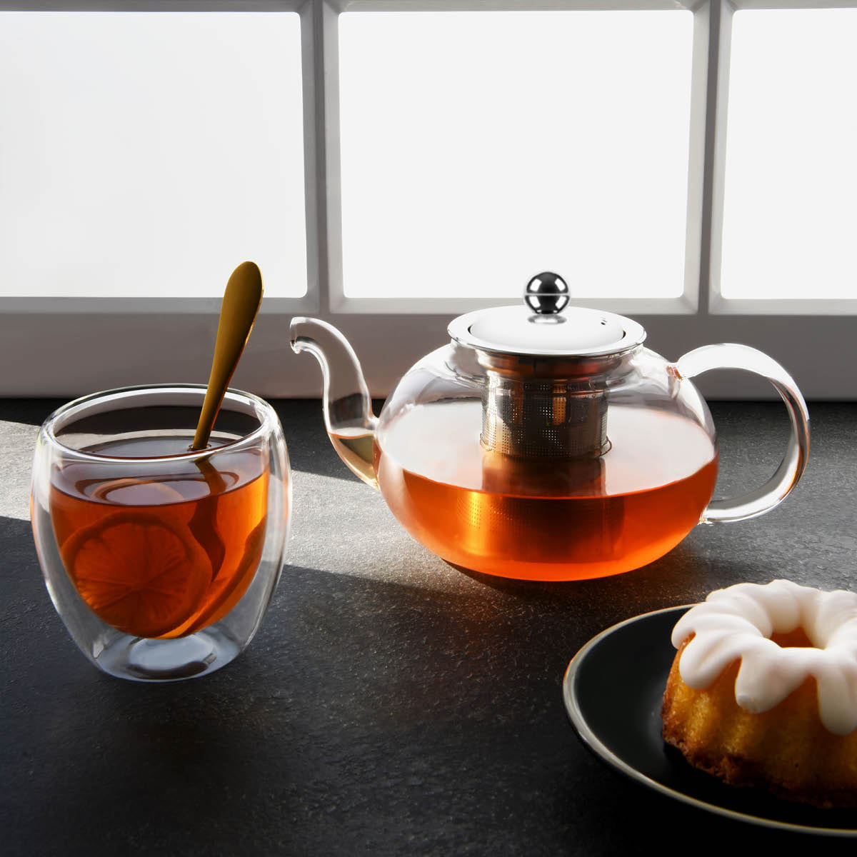 Brew Infusion Teapot With Infuser 800ml Pack of 2 — official