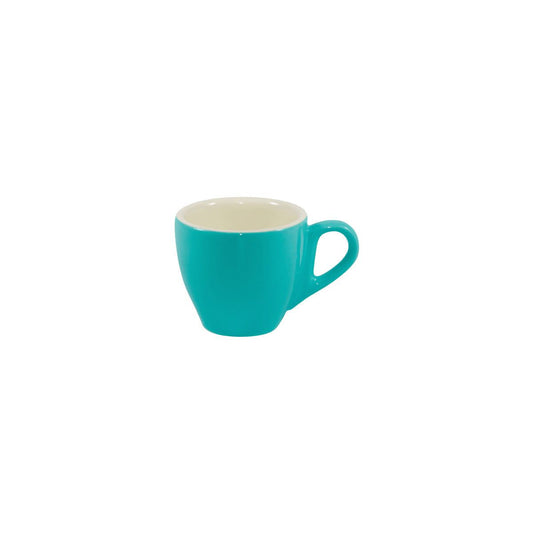 Brew-Teal/White Espresso Cup 90Ml Pack of 6