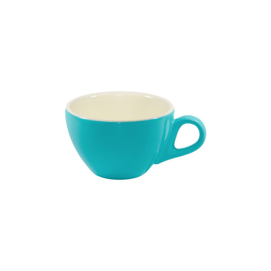 Brew-Teal/White Latte Cup 280Ml Pack of 6