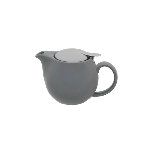 Brew-French Grey Infusion Teapot S/S Lid/Infuser- 350Ml Pack of 2