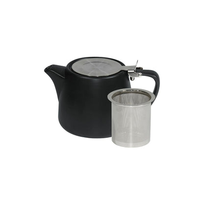 Brew-Smoke Stackable Matt Teapot 500Ml Ss Infuser/Lid Pack of 2
