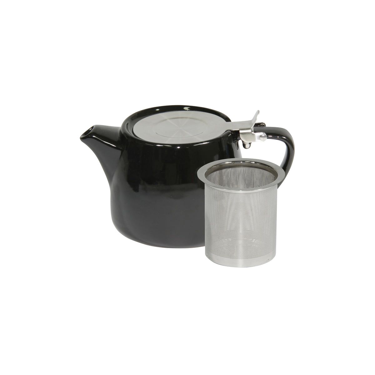 Brew-Onyx Stackable Teapot 500Ml Ss Infuser/Lid Pack of 2