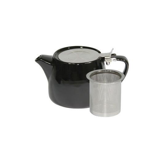 Brew-Onyx Stackable Teapot 500Ml Ss Infuser/Lid Pack of 2