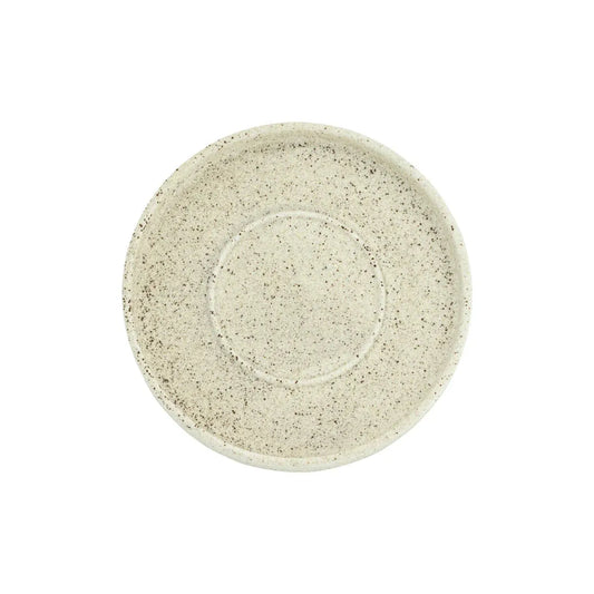 Tan Straight-Side Saucer