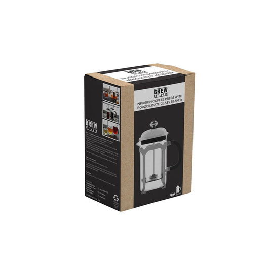 Brew Infusion Coffee Press W/Abs Knob S/S 350Ml Pack of 2