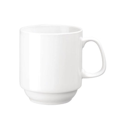 Olympia Whiteware Stacking Mugs 285ml Pack of 12