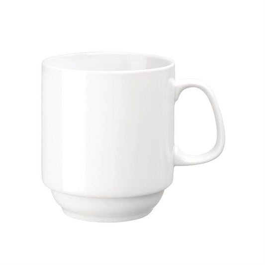 Olympia Whiteware Stacking Mugs 285ml (12 pack)