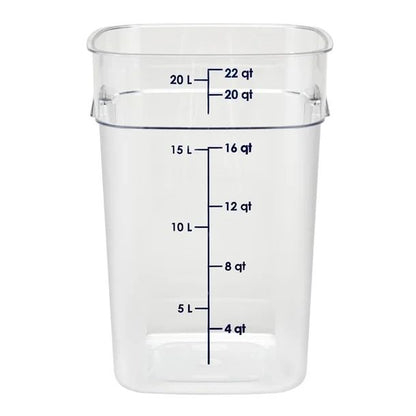 Cambro Fresh Pro Square Container Polycarbonate Clear 20.8Ltr