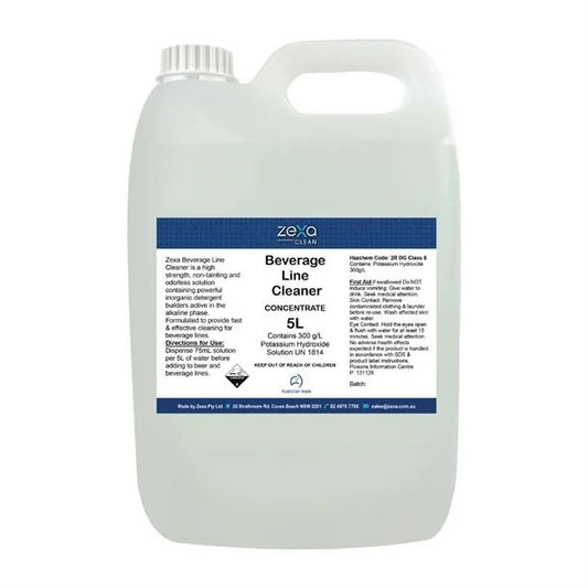 Zexa Beverage Line Cleaner 5L