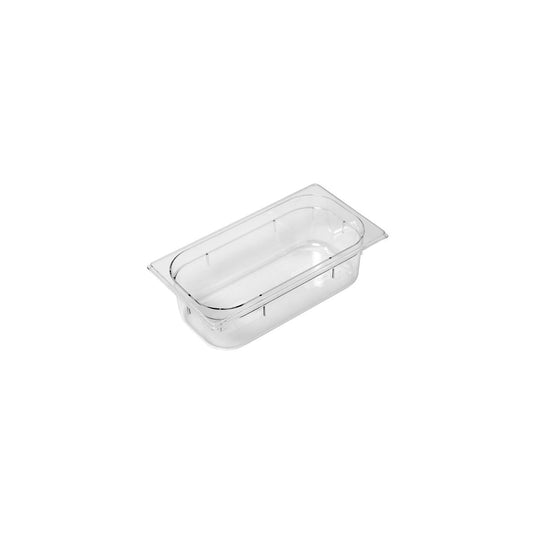 GASTRONORM PAN- POLYCARB 1/3 x 100mm3.5lt CLEAR