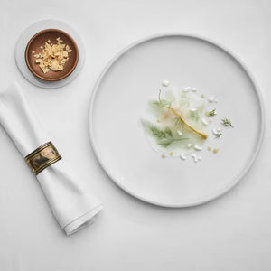 SCHONWALD SHIRO ROUND PLATE FLAT COUPE 260x10mm WHITE Pack of 6