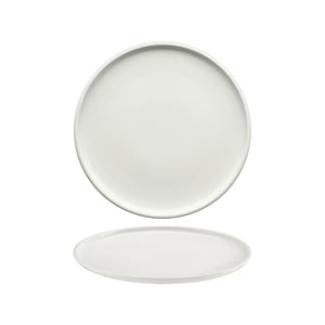 SCHONWALD SHIRO ROUND PLATE FLAT COUPE 260x24mm WHITE Pack of 6