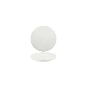 SCHONWALD SHIRO ROUND PLATE FLAT COUPE 110x10mm WHITE Pack of 12