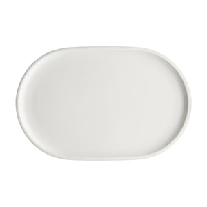 SCHONWALD SHIRO OVAL PLATTER COUPE 360x235x26mm WHITE Pack of 4