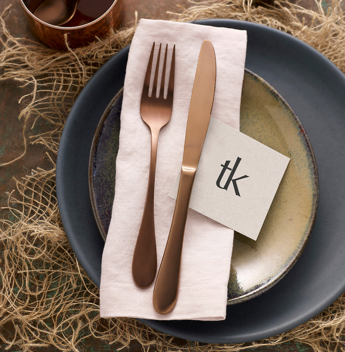 Tablekraft Soho Rose Dessert Spoon 180mm 18/10 — official