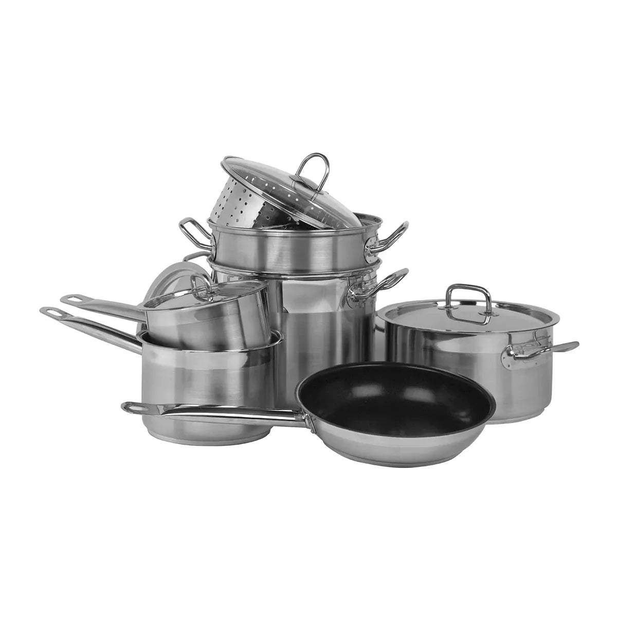CHEF INOX PROFESSIONAL COOKWARE SET 7pc S/S