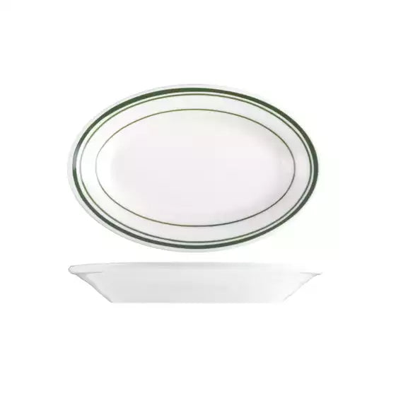 Green Bay Oval Plate - 178mm
