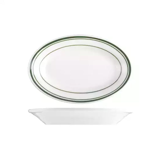 Green Bay Oval Plate - 178mm