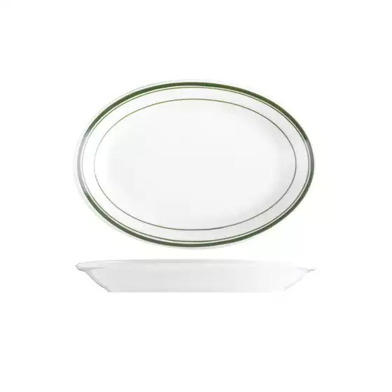 Green Bay Oval Plate - 212mm
