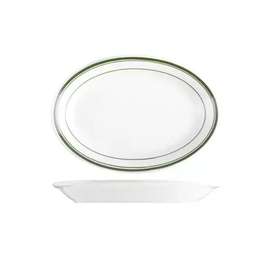 Green Bay Oval Plate - 212mm