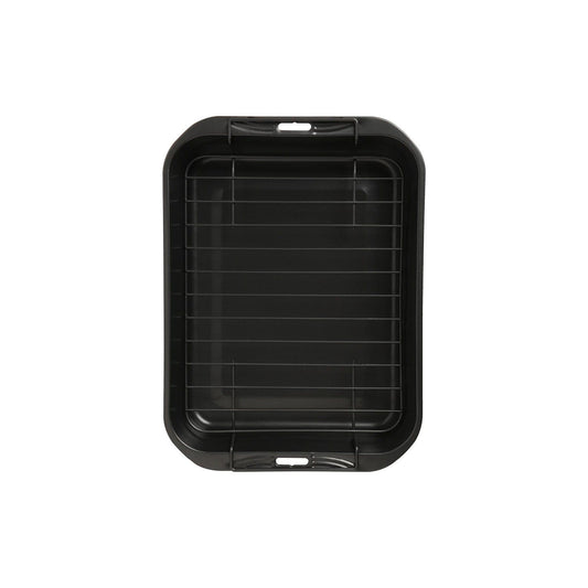 WILTSHIRE ROAST PAN-RECT E/BAKE 325x250x60mm w/RACK N/S
