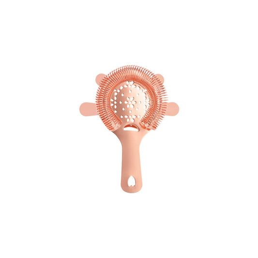 ZANZI 4 PRONG HAWTHORN STRAINER w/FLAT HDL ROSE GOLD 110mm