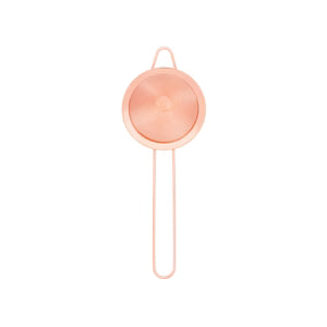 ZANZI SNUB NOSE MESH STRAINER ROSE GOLD 234x85x40mm