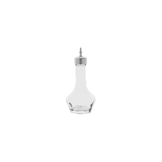 ZANZI BITTERS BOTTLE GLASS w/MIRROR TOP 56x120mm 50ml