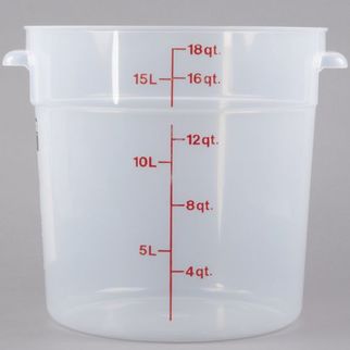 Polyprop Round Containers 17.2L – Hospitality Products