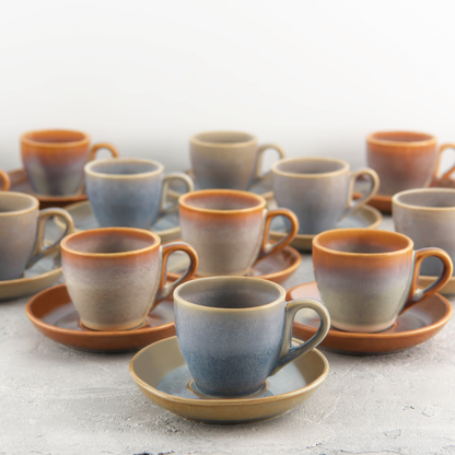 Brew Azure Blue Espresso Cup 90ml Pack of 6 — official