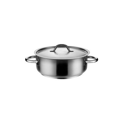 Pujadas Casserole-18/10, W/Cover, 320X125Mm/10.0Lt