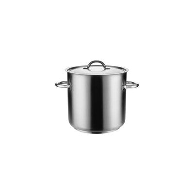Pujadas Stockpot-18/10, W/Cover, 280X280Mm/16.5Lt
