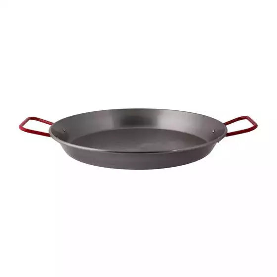 Pujadas Paella Pan-Black Steel, 800Mm