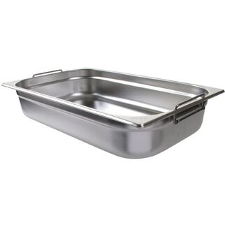 Steampan GN 1/1 100mm with handles